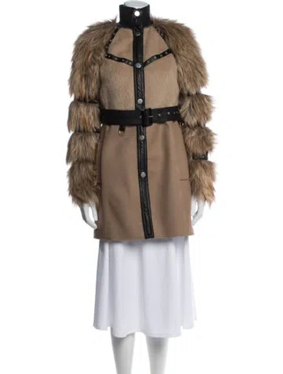 Pre-owned Costume National Parka In Neutral