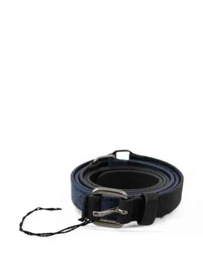 Costume National Reversible Textured-finish Belt In Multi
