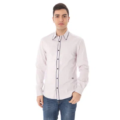 Costume National Cotton-blend Shirt In Pink