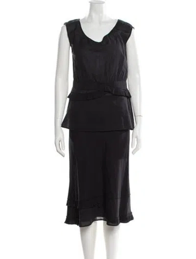 Pre-owned Costume National Set In Black