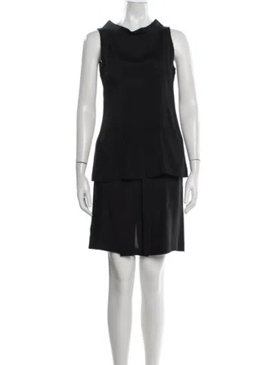 Pre-owned Costume National Skirt Set In Black