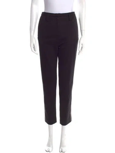 Pre-owned Costume National Straight Leg Pants In Black