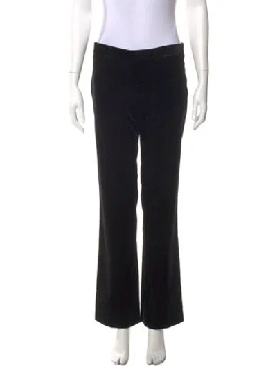 Pre-owned Costume National Straight Leg Pants In Black