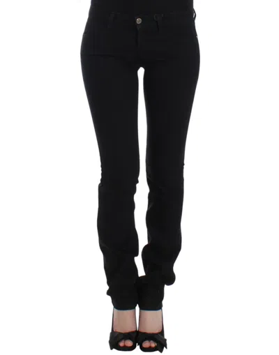 Costume National Straight Leg Women's Jeans In Black