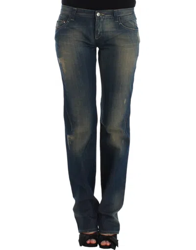 Costume National Straight Leg Women's Jeans In Black