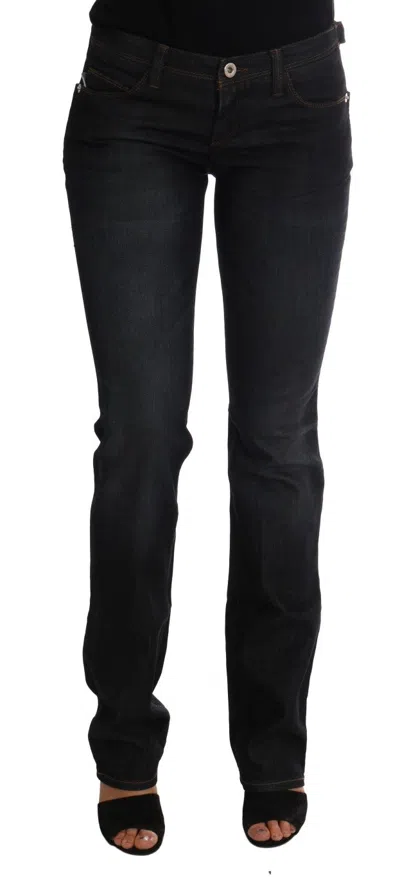Costume National Svelte Dark Blue Slim Fit Jeans In Black