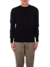 Costume National Elegant Gray Crewneck Sweater Pullover In Nero Neri E Grigi