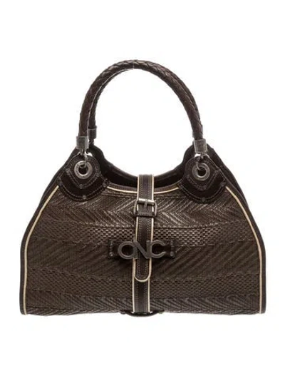 Pre-owned Costume National Top Handle Bag In Brown