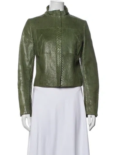 Pre-owned Costume National Vintage 1990's Jacket In Green