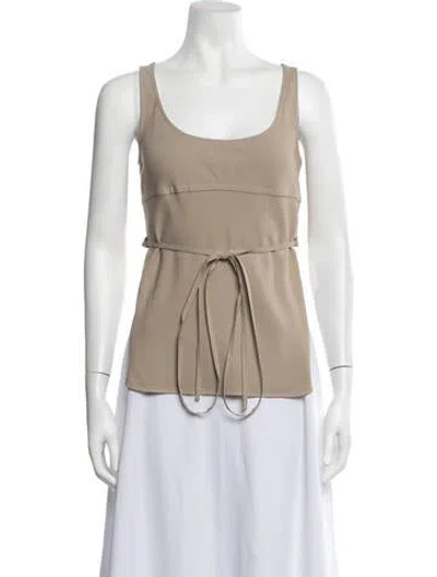 Pre-owned Costume National Vintage 1990's Top In Neutrals