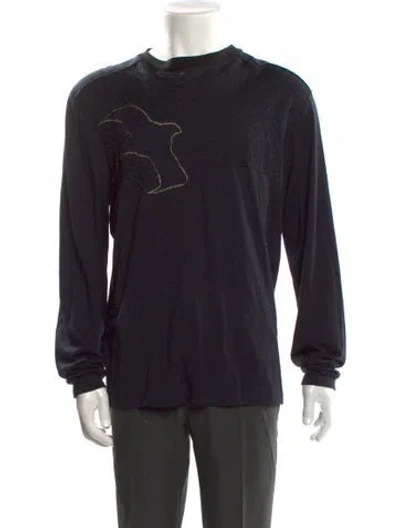 Pre-owned Costume National Vintage 2002 Pullover In Blue