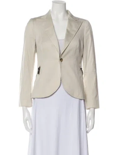Pre-owned Costume National Vintage 2005 Blazer In Neutral