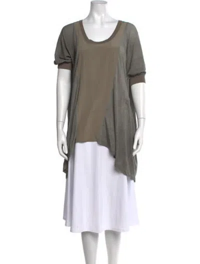 Pre-owned Costume National Vintage 2011 Top In Grey