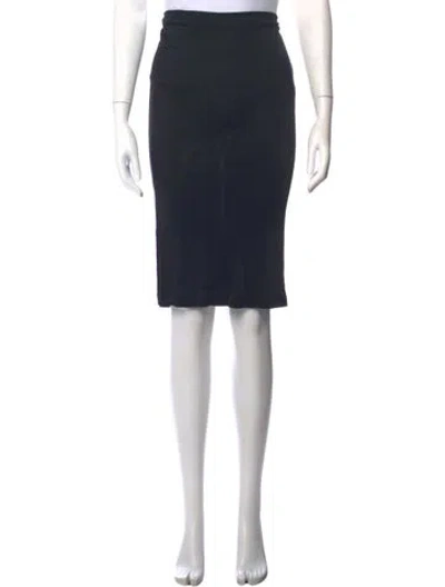 Pre-owned Costume National Vintage Knee-length Skirt In Black