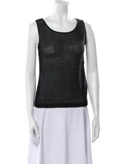 Pre-owned Costume National Vintage Late 1990's - Early 2000's Top In Black