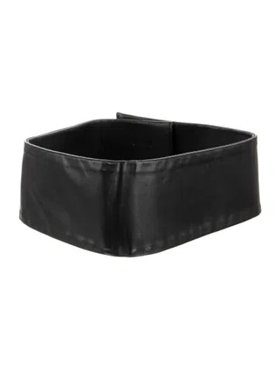 Pre-owned Costume National Vintage Late 1990's - Early 2000's Waist Belt In Black