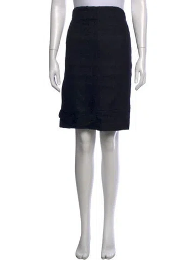 Pre-owned Costume National Vintage Mini Skirt In Black