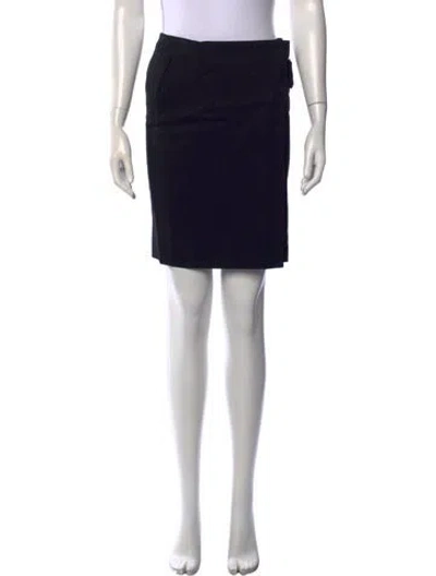 Pre-owned Costume National Vintage Mini Skirt In Black
