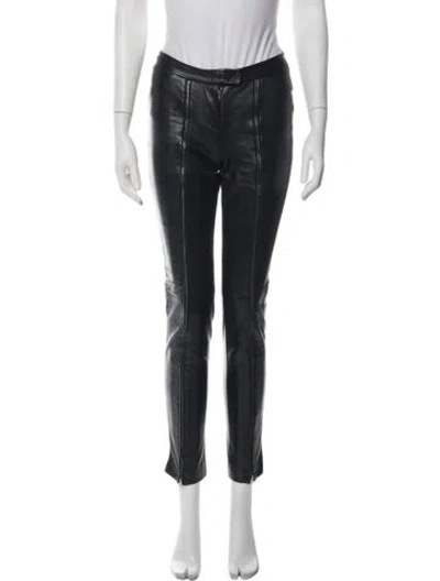 Pre-owned Costume National Vintage Skinny Leg Pants In Black