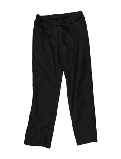 Pre-owned Costume National Vintage Straight Leg Pants In Black