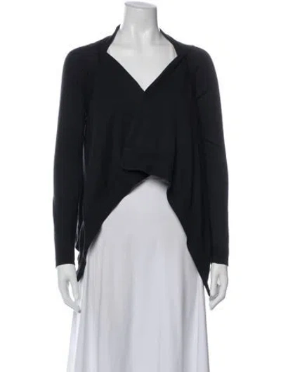 Pre-owned Costume National V-neck Long Sleeve Top In Multi