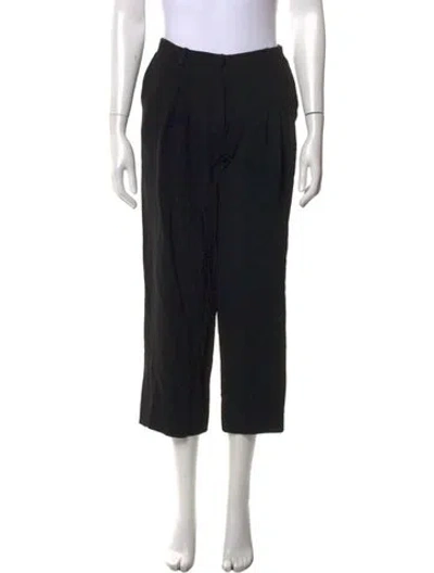 Pre-owned Costume National Wide Leg Pants In Black