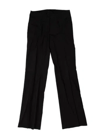 Pre-owned Costume National Wide Leg Pants In Black/blue