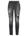 Costume National Woman Jeans Black Size 31 Cotton, Elastane In Black