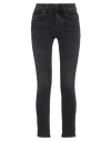Costume National Woman Jeans Black Size 32 Cotton, Elastane In Black