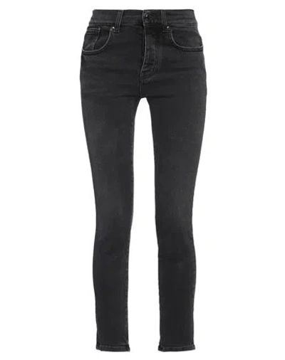 Costume National Woman Jeans Black Size 32 Cotton, Elastane