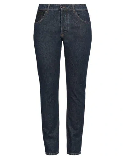Costume National Woman Jeans Blue Size 36 Cotton