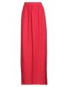 Costume National Woman Maxi Skirt Red Size 4 Polyester In Red