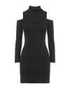 Costume National Woman Mini Dress Black Size S Viscose, Polyester In Black