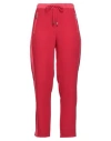 Costume National Woman Pants Red Size 8 Polyester