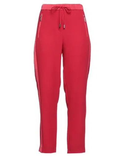 Costume National Woman Pants Red Size 8 Polyester