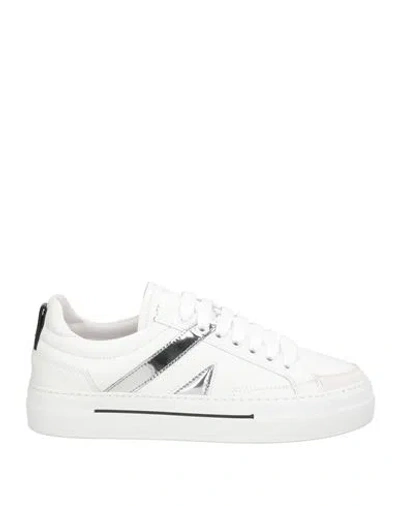 Costume National Woman Sneakers White Size 7 Leather