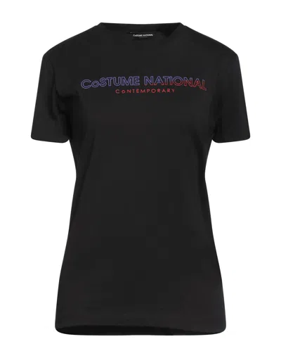 Costume National T-shirts In Black