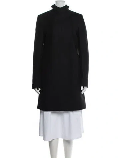 Pre-owned Costume National Wool Coat In Black