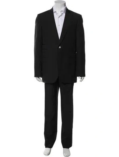 Pre-owned Costume National Wool Two-piece Suit In Black