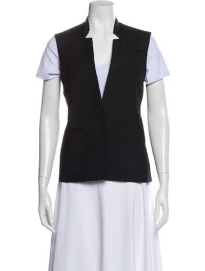 Pre-owned Costume National Wool Vest In Gray