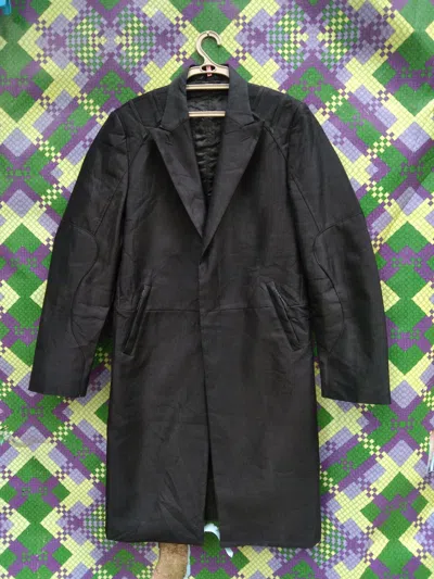 Pre-owned Costume National X Italian Designers Costume National Overcoat For Men's In Black