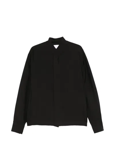 Costumein Base Collarless Jacket In Brown