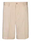Costumein Visentin Light Beige Bermuda Shorts In Neutrals