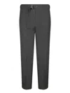 Costumein Black Drawstring Trousers In Black