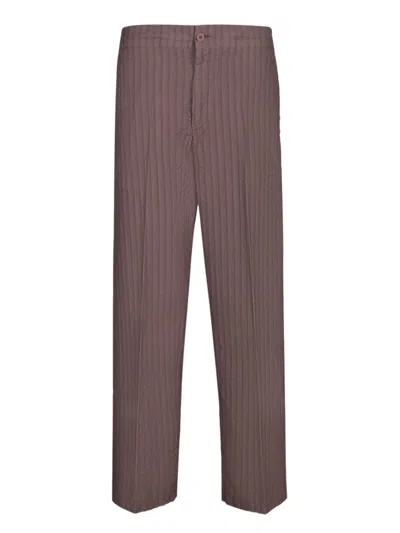 Costumein Brown Striped Cotton Pants