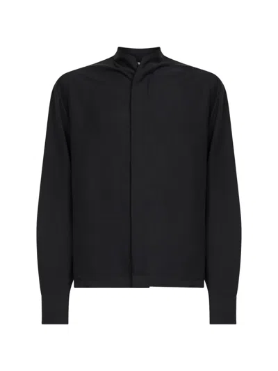 Costumein Buttoned Shirt Jacket In Black