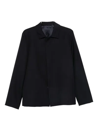 Costumein Buttoned Shirt Jacket In Blue