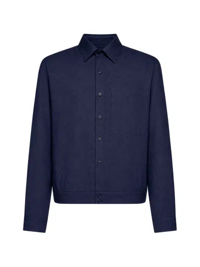 Costumein Chest-pocket Button-up Shirt In Blue