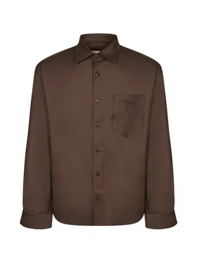 Costumein Chest-pocket Shirt In Brown