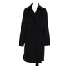 Costumein Belted Coat In Black